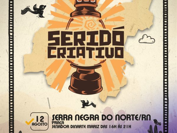 Serra Negra do Norte recebe o Seridó criativo domingo (12). — Foto: Divulgação