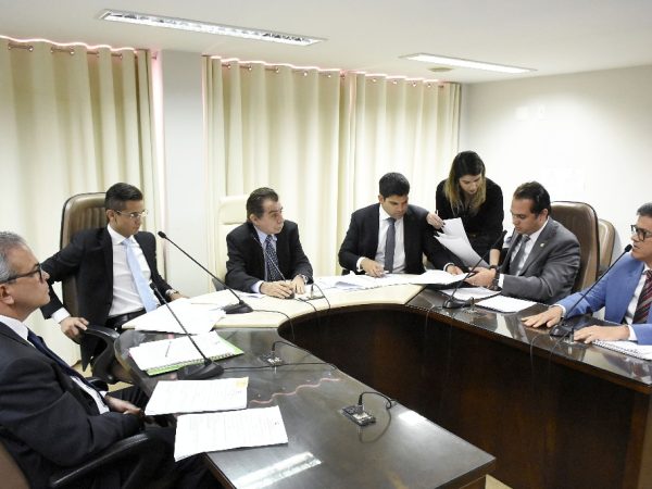 Reunião extraordinária da Comissão de Constituição, Justiça e Redação (CCJ) — Foto: João Gilberto