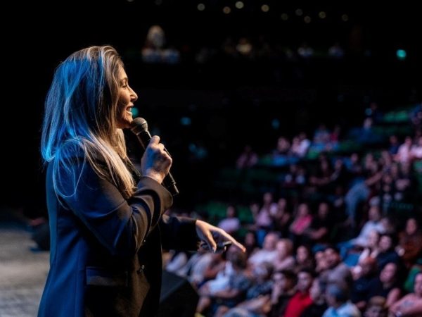 Encontro presencial da Vox2You reuniu participantes para vivência prática de oratória — Foto: Divulgação Vox2You