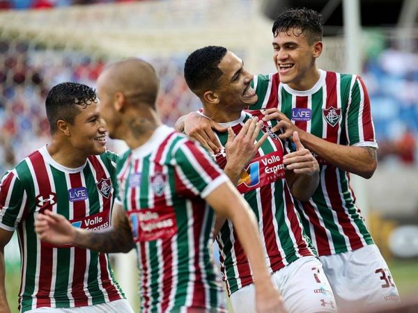 Marcos Junior (2), Gilberto e Pedro marcaram os gols do Fluminense (Foto: Lucas Merçon/Fluminense FC)
