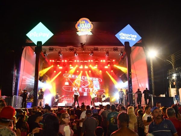 Shows do São João de Natal foram suspensos na Zona Oeste devido as chuvas — Foto: Demi Roussos/PMN