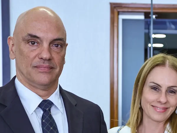 Brasília (DF), 01/01/2023 - Ministro do STF, Alexandre de Moraes, Senhora Viviane Barci de Moraes. Foto: Ricardo Stuckert/PR