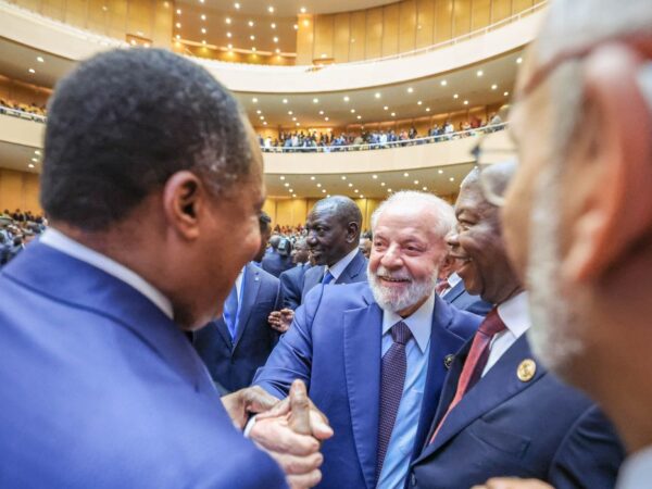 17.02.2024 - Presidente da República, Luiz Inácio Lula da Silva, durante a cerimônia de Abertura da 37º Cúpula da União Africana, na Sede da União Africana. Adis Abeba - Etiópia.  

Foto: Ricardo Stuckert / PR