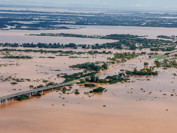 05.05.2024 - Presidente da República, Luiz Inácio Lula da Silva, durante Sobrevoo em Canoas, Canoas - RS.  Foto: Ricardo Stuckert / PR