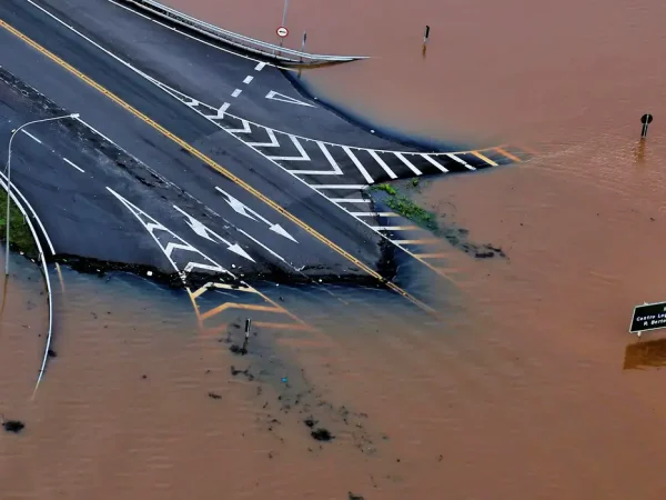 RS, BRASIL- 5.5.2024 - Rodovias interditadas devido as inundações no Rio Grande do Sul.  Foto: Lauro Alves/SECOM