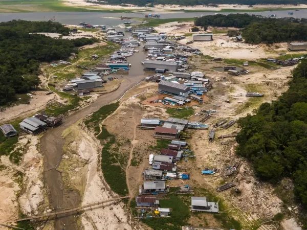 RETROSPECTIVA_2023 - Seca no Amazonas. - Foto: Rafa Neddermeyer/Agência Brasil