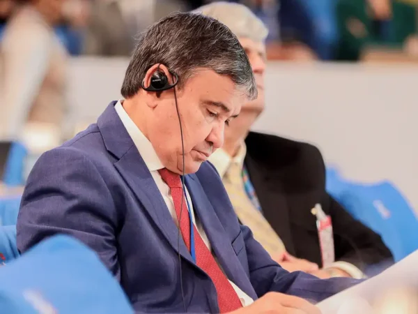 Roma, 21/10/2024 - Ministro do Desenvolvimento e Assistência Social, Família e Combate à Fome, Wellington Dias participa de plenária do Comitê de Segurança Alimentar da FAO, aonde abordará iniciativas da Aliança Global contra a Fome e a Pobreza a representantes de outros países, em plenária das Nações Unidas. Foto: Roberta Aline/MDS