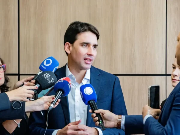 Brasília (DF), 16/01/2025 - O ministro de Portos e Aeroportos, Sílvio Costa, fala com jornalistas sobre resultados de 2024. Foto: Vosmar Rosa/MPOR