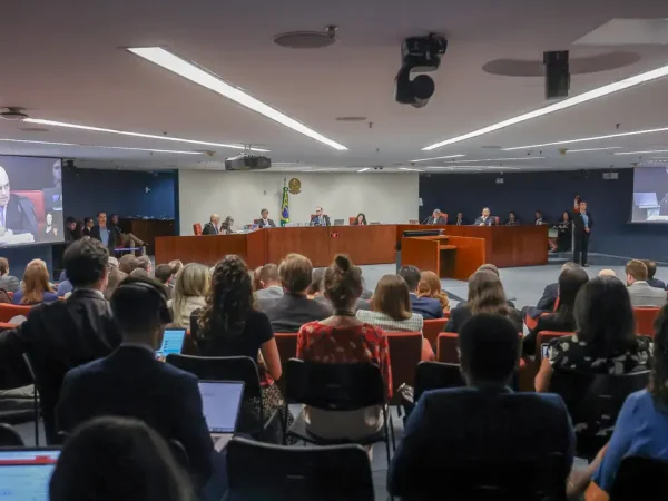 Brasília (DF) 25/03/2025 - O Supremo Tribunal Federal (STF) começa a julgar, o ex-presidente Jair Bolsonaro e mais sete denunciados pela trama golpista vão se tornar réus na ação.
O caso será julgado pela Primeira Turma da Corte, colegiado formado por cinco dos 11 ministros que compõem o tribunal. 
Foto: Antonio Augusto/STF