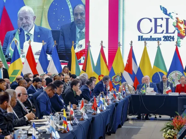 Honduras, 09/04/2025 - Presidente da República Luiz Inácio Lula da Silva fala durante sessão de Abertura da 9ª Reunião de Cúpula de Chefes de Estado da CELAC. Foto: Ricardo Stuckert/PR