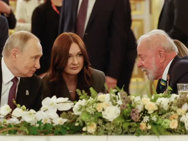 Rússia- 08/05/2025 Presidente da República, Luiz Inácio Lula da Silva, durante jantar oferecido pelo Presidente da Federação da Rússia, Vladimir Putin.
Grande Palácio do Kremlin.
Foto: Ricardo Stuckert / PR