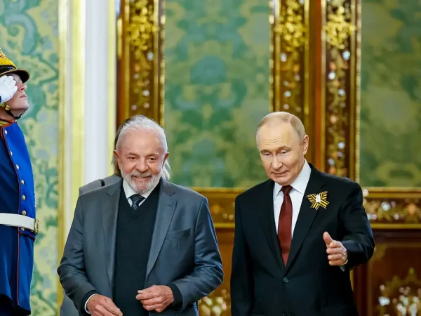Rússia- 09/05/2025 Presidente da República, Luiz Inácio Lula da Silva, durante reunião com o Presidente da Federação da Rússia, Vladimir Putin. Grande Palácio do Kremlin, Rússia - Moscou.
Foto: Ricardo Stuckert / PR