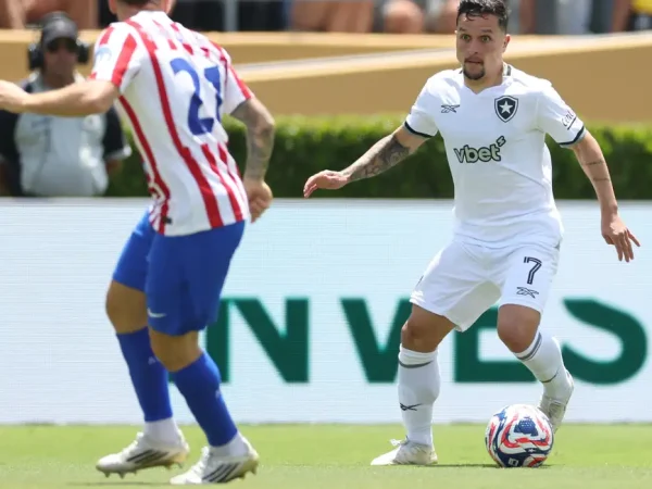 botafogo. atlético de madrid, futebol