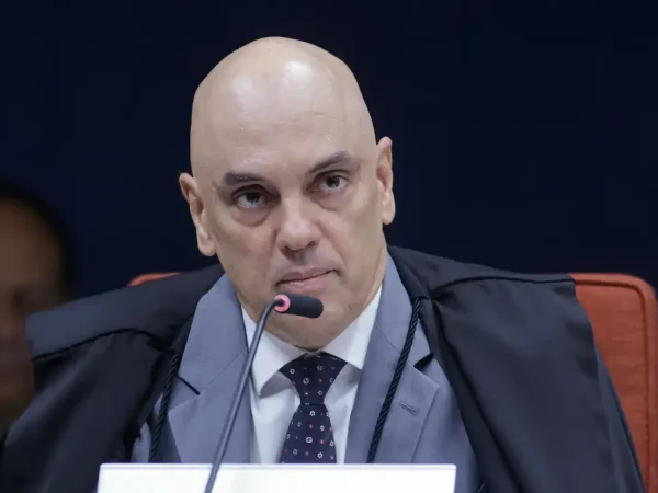 Brasília (DF), 14/10/2025 - Ministro Alexandre de Moraes durante sessão no STF de julgamento da Ação Penal 2694 -Núcleo 4 da trama golpista. Foto: Rosinei Coutinho/STF