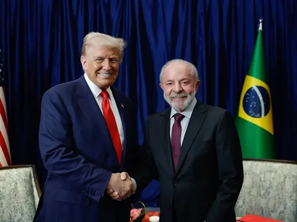Kuala Lampur, 26/10/2025 - Presidente da República, Luiz Inácio Lula da Silva, durante Encontro com o Presidente dos Estados Unidos, Donald Trump, durante o 47ª Cúpula da Associação de Nações do Sudeste Asiático - ASEAN. Foto: Ricardo Stuckert/PR