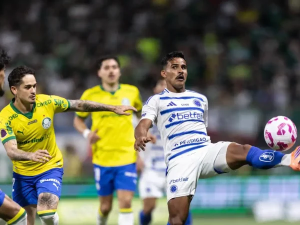 São Paulo (SP), 26/10/2025 - Lance de jogo entre Palmeiras e Cruzeiro pelo Campeonato Brasileiro de Futebol Série A. Foto: Caíque Coufal/Cruzeiro