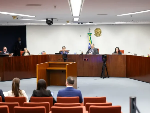 Brasília (DF), 17/03/2026 - Ministros participam da Terceira sessão do STF do Julgamento da Ação Penal 2.670. Foto: Gustavo Moreno/STF