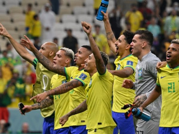 Seleção brasileira venceu na estreia por 2 a 0. — Foto: Reprodução