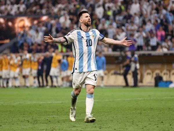 O triunfo diante da França levou a Argentina ao terceiro título em Copas do Mundo. — Foto: Reprodução
