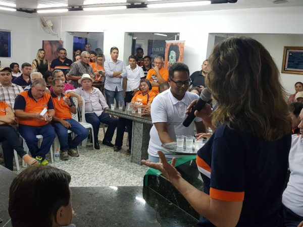 Kelps Lima e Magnólia Figueiredo a Caravana Solidariedade no Rio Grande do Norte (Foto: Divulgação)