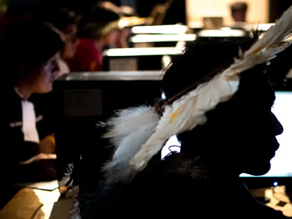 Palmas (TO) - Indígenas brasileiros fazem cursos de informática na