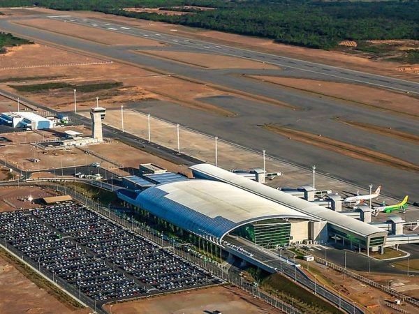 Aeroporto Internacional Governador Aluízio Alves fica em São Gonçalo do Amarante, na Grande Natal — Foto: Canindé Soares