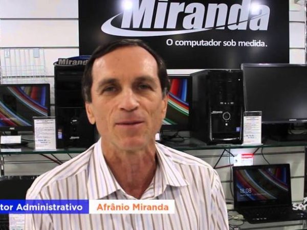 Dono da loja Miranda, o empresário se afastará da presidência da FCDL-RN nesta terça-feira (2) — Foto: Reprodução/YouTube
