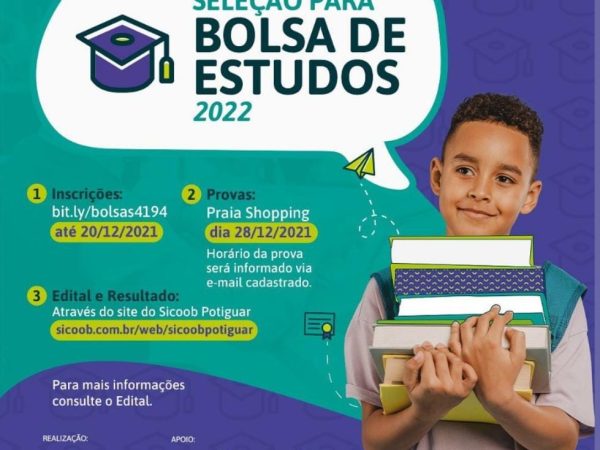 Bolsas com 100% de desconto para alunos filhos de cooperados e/ou de funcionários de cooperativas do RN. — Foto: Divulgação