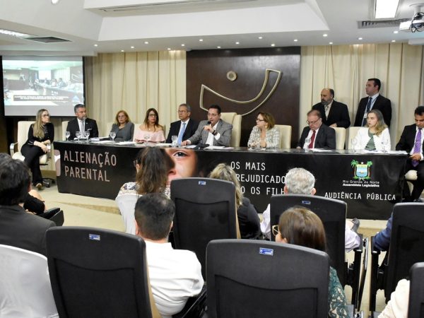 O lançamento da campanha publicitária sobre o tema aconteceu durante uma audiência pública na Assembleia — Foto: João Gilberto