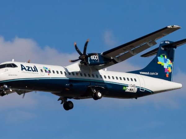 A aeronave responsável pelo trajeto será o moderno turboélice ATR 72-600, de 70 assentos