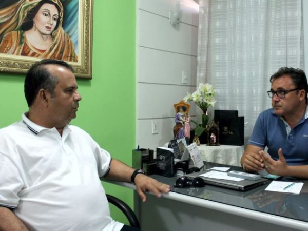 Prefeito de Caicó, Batata Araújo e o deputado federal Rogério Marinho
