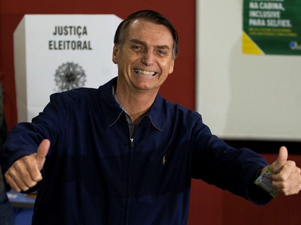 Segundo o candidato do PSL, seu adversário na corrida eleitoral não conseguirá reverter desvantagem apontada por pesquisas (Foto: Wilton Júnior/Estadão Conteúdo)