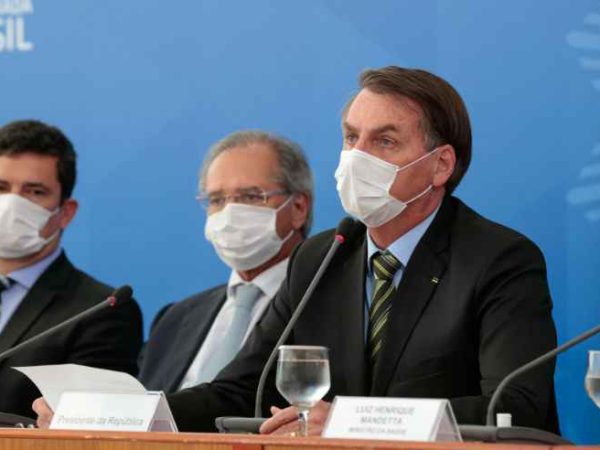 Esse foi o segundo dia consecutivo de ‘panelaços’ contra o presidente Jair Bolsonaro — Foto: Marcos Corrêa/PR