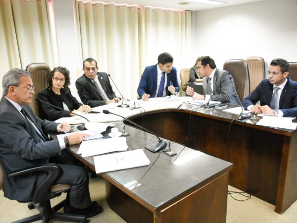 Reunião da Comissão de Constituição, Justiça e Redação (CCJ) — Foto: Eduardo Maia