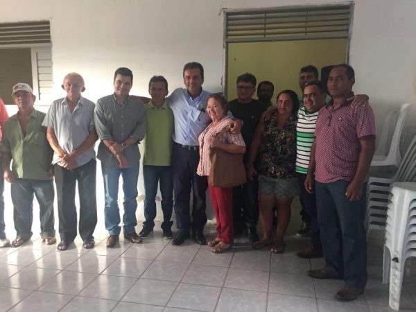 Dril, recebeu Carlos Eduardo (PDT) junto com seu grupo político (Foto: Divulgação)