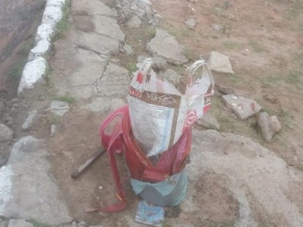 Cabeça humana foi encontrada dentro de sacola em São Gonçalo do Amarante, no RN — Foto: Redes Sociais