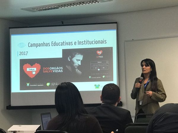 As campanhas foram apresentadas pela Diretoria de Comunicação da Casa, Marília Rocha (Foto: Gerlane Lima)