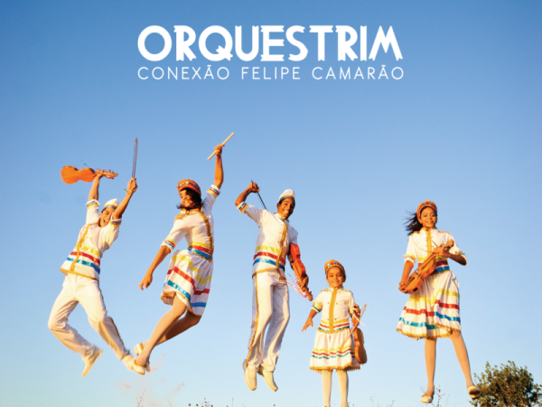 O Osquestrim é uma pequena orquestra de percussão, metais e rabecas formada por alunos do Conexão Felipe Camarão — Foto: Assessoria
