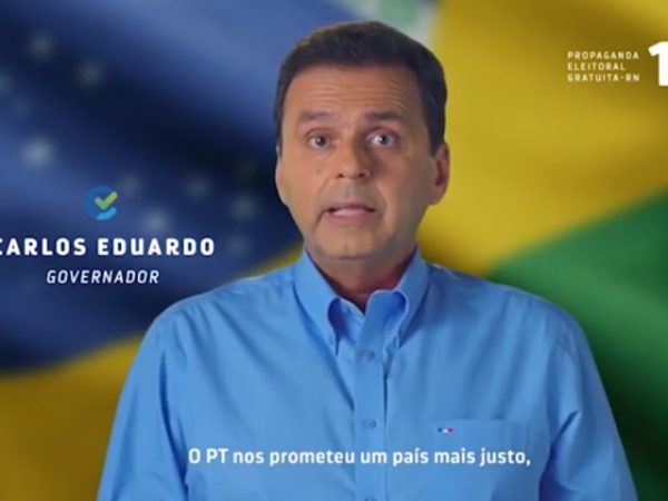 Carlos Eduardo (PDT), candidato a governador do Rio Grande do Norte (Foto: Reprodução/YouTube)