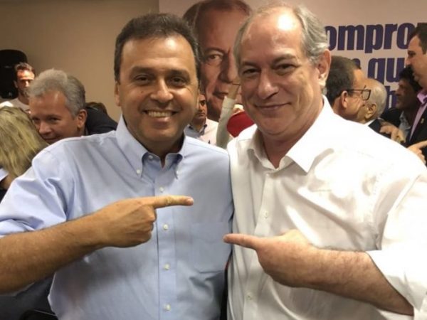 Pré-candidato ao Governo do RN, Carlos Eduardo Alves (PDT) e o presidenciável pelo PDT, Ciro Gomes (Foto: Reprodução/Twitter)
