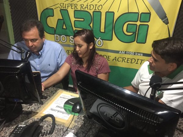 O pré-candidato ao Governo do Estado concedeu entrevista nesta sexta (4), a Rádio Cabugi do Seridó (Foto: Divulgação)
