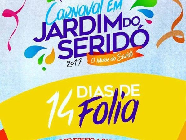 Página com informações sobre o Carnaval de Jardim do Seridó