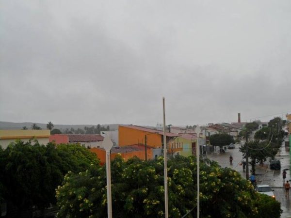 Chuva no Centro de Jardim do Seridó - (Foto: Arquivo/Blog A Fonte)