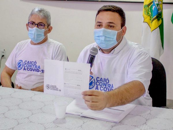 Dr. Tadeu apresentou detalhes do Plano Municipal de Vacinação em Caicó. — Foto: Divulgação