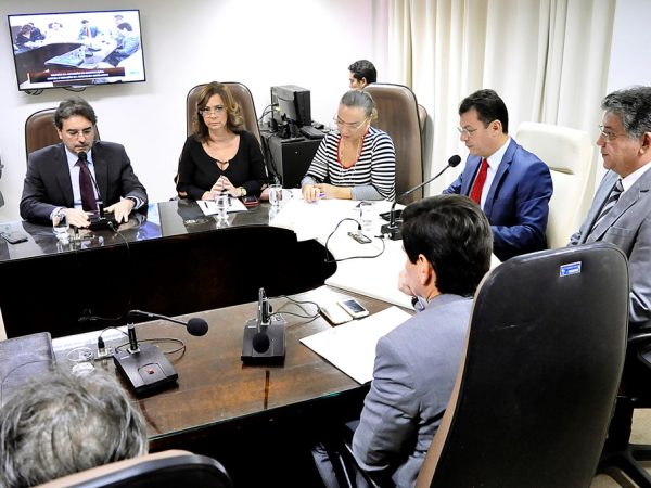 A reunião contou com a presença do secretário de Tributação do Estado, André Horta (Foto: Eduardo Maia)