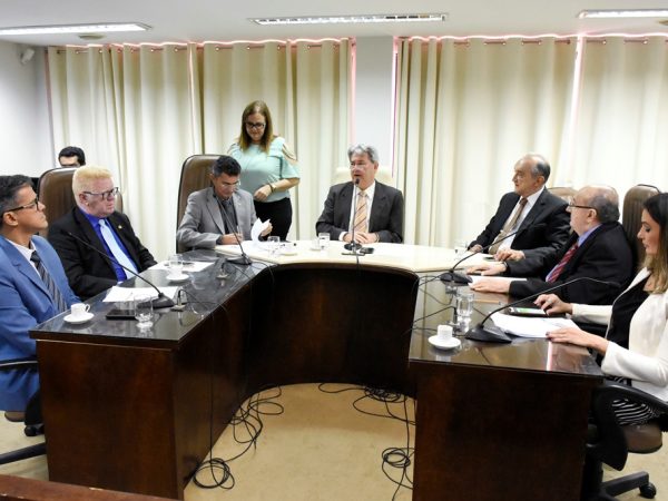 Reunião da Comissão de Finanças e Fiscalização (CFF), realizada nesta quarta-feira (20) — Foto: João Gilberto
