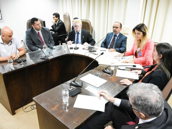 Reunião na Comissão de Defesa do Consumidor, Meio Ambiente e Interior — Foto: Eduardo Maia