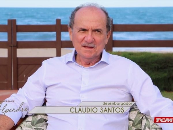 Desembargador do TJ/RN, Cláudio Santos (Foto: Reprodução/TCM10) - ASSISTIR AOS VÍDEOS ABAIXO