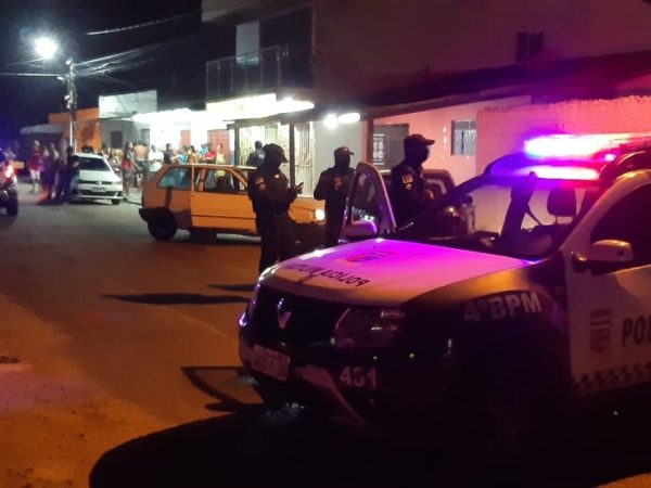 Homem foi alvejado por uma pessoa ainda não identificada e comparsa foi detida. — Foto: Sérgio Henrique Santos/Inter TV Cabugi