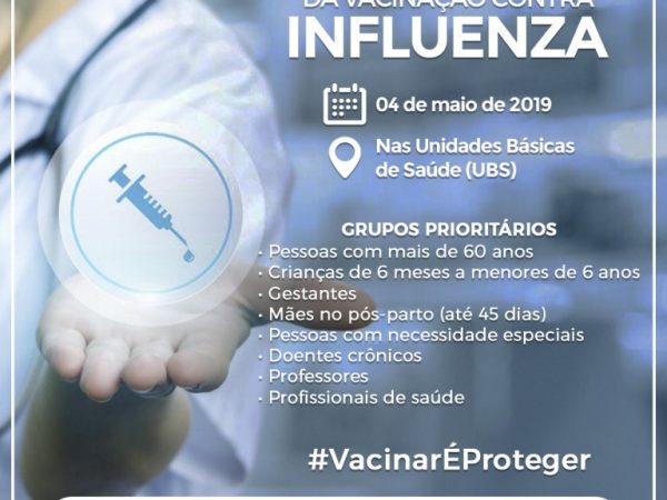 A vacina protege contra as formas graves da gripe (H1N1, H3N2 e Influenza B) — Foto: Divulgação